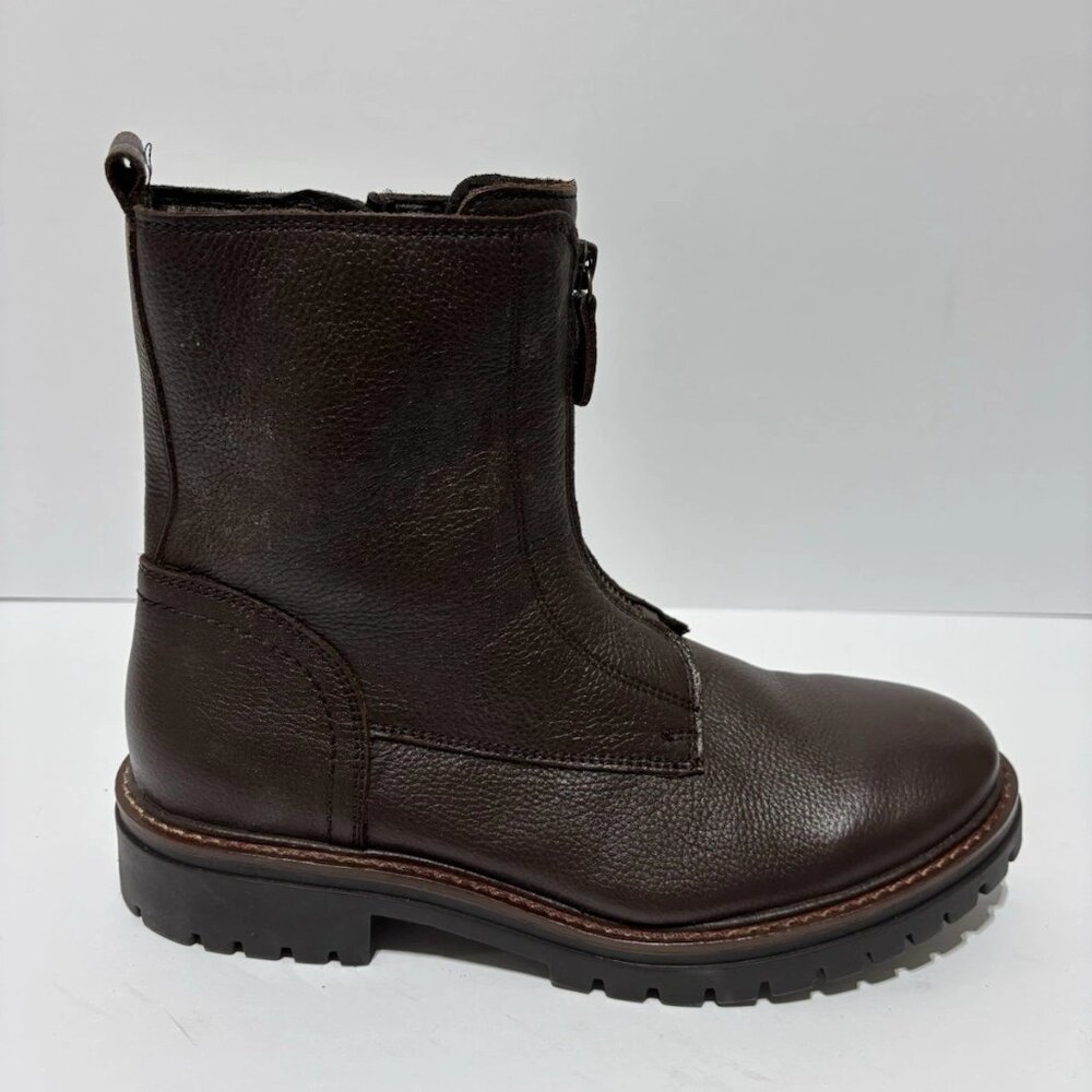 Alberto Toressi Women’s Brown Leather Ankle Boots, Size US 9.5M, EUR 41